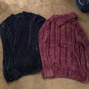 Chenille sweaters bundle